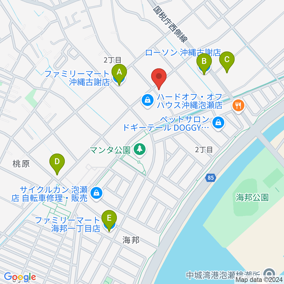 イガルーサウンドスタジオ周辺のコンビニエンスストア一覧地図