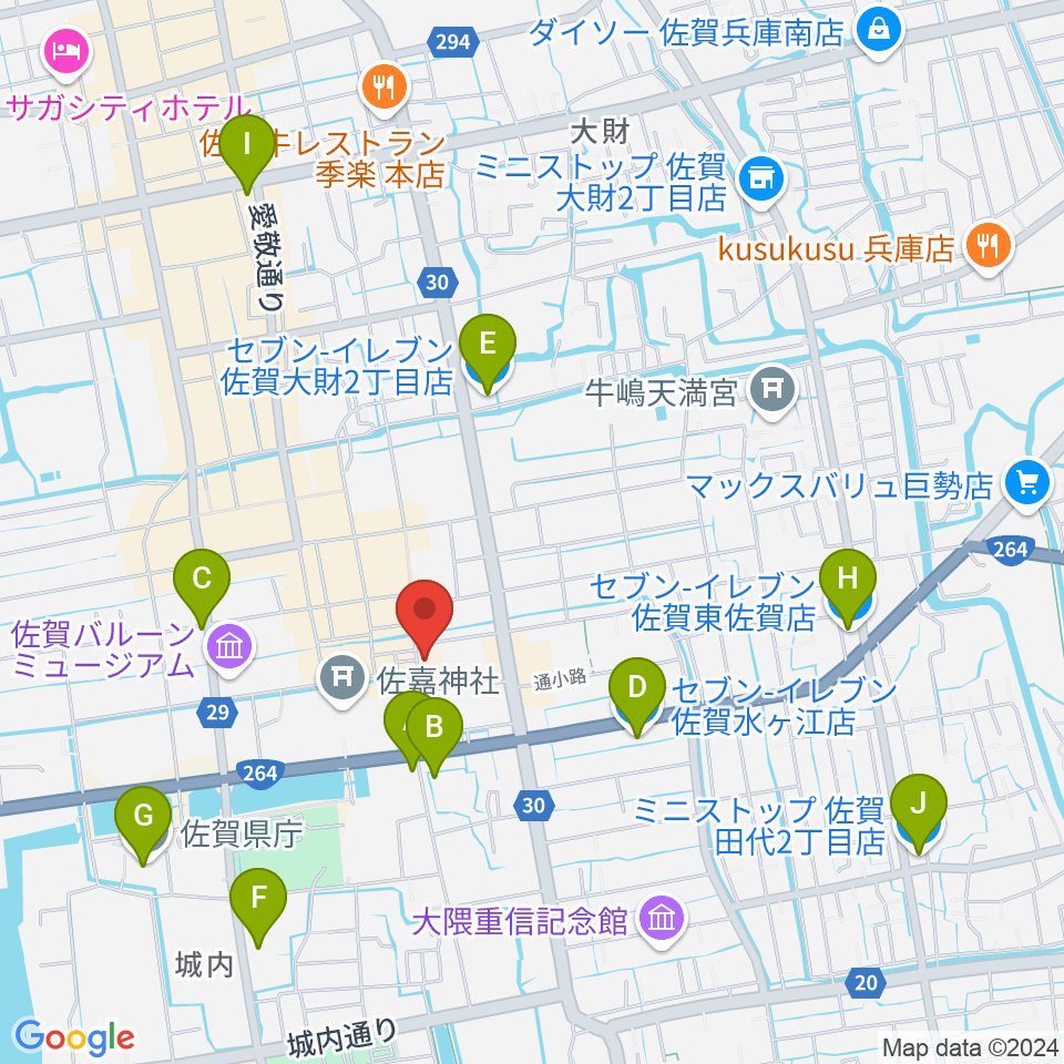 RAG STUDIO周辺のコンビニエンスストア一覧地図