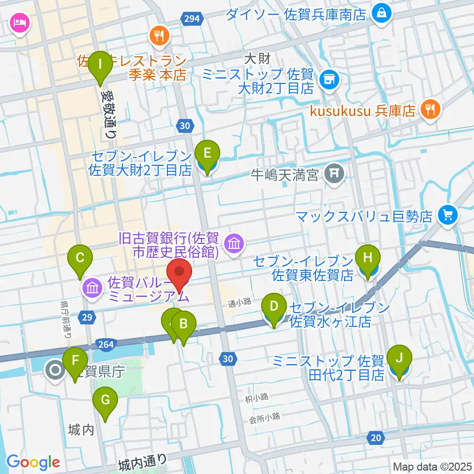 RAG STUDIO周辺のコンビニエンスストア一覧地図