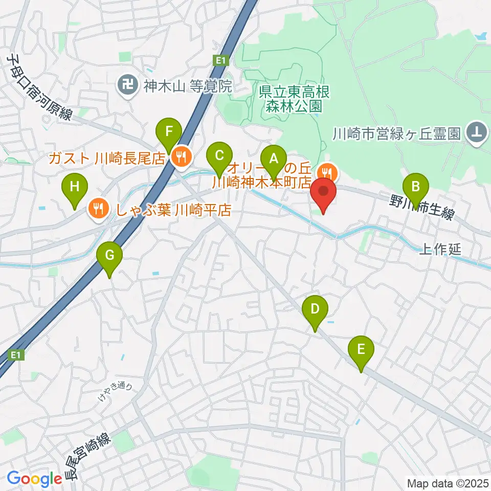 STUDIO home周辺のコンビニエンスストア一覧地図