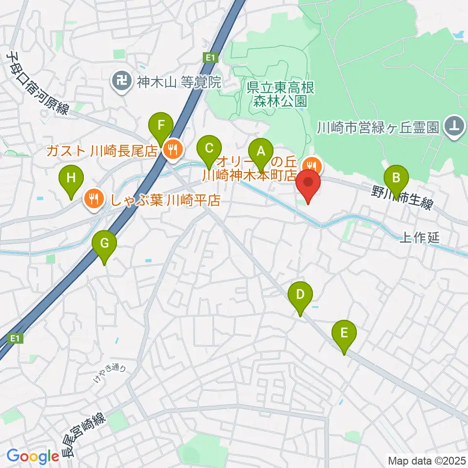 STUDIO home周辺のコンビニエンスストア一覧地図