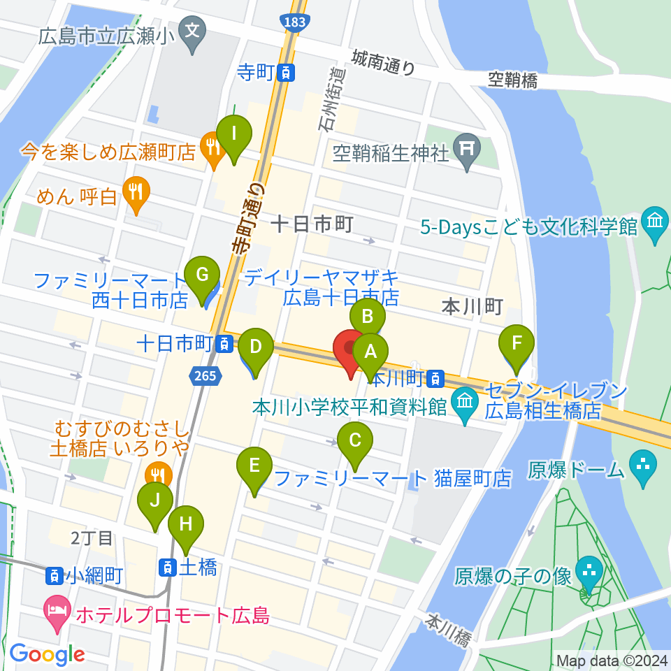 音楽喫茶ヲルガン座周辺のコンビニエンスストア一覧地図