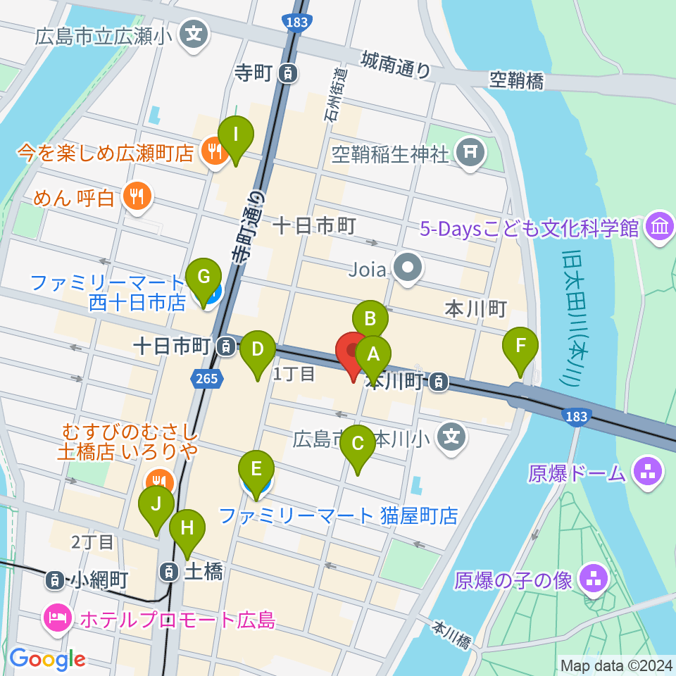 音楽喫茶ヲルガン座周辺のコンビニエンスストア一覧地図