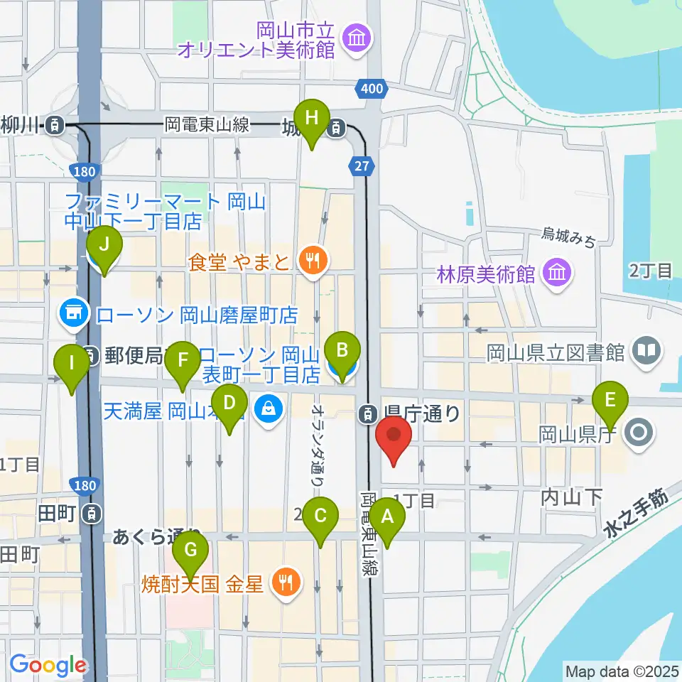 ルネスホール周辺のコンビニエンスストア一覧地図