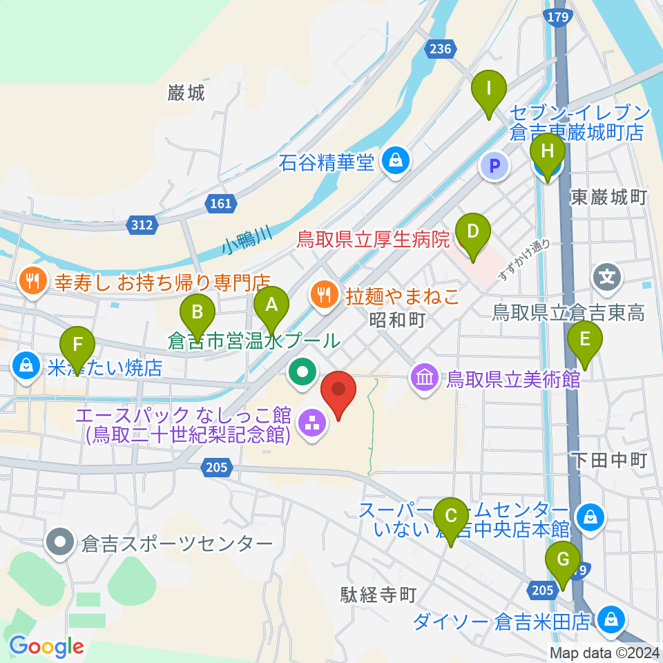 エースパック未来中心周辺のコンビニエンスストア一覧地図