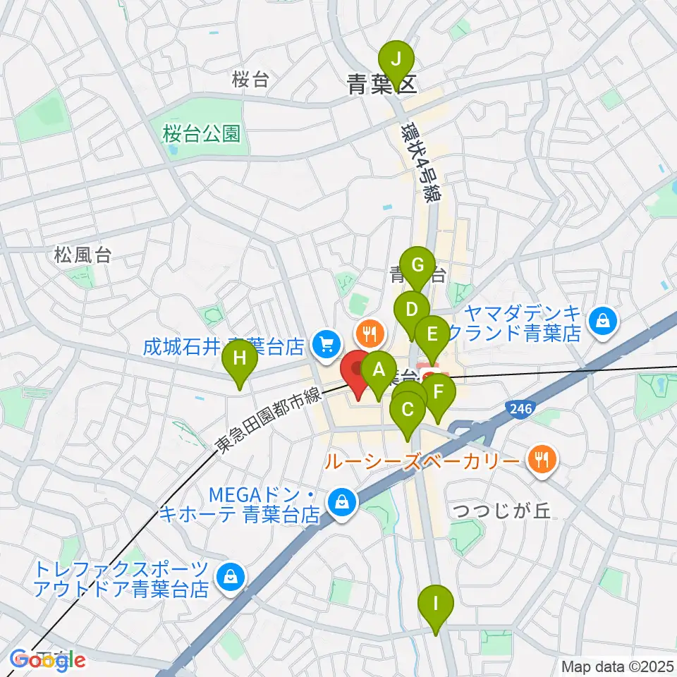 弦楽器サラサーテ周辺のコンビニエンスストア一覧地図