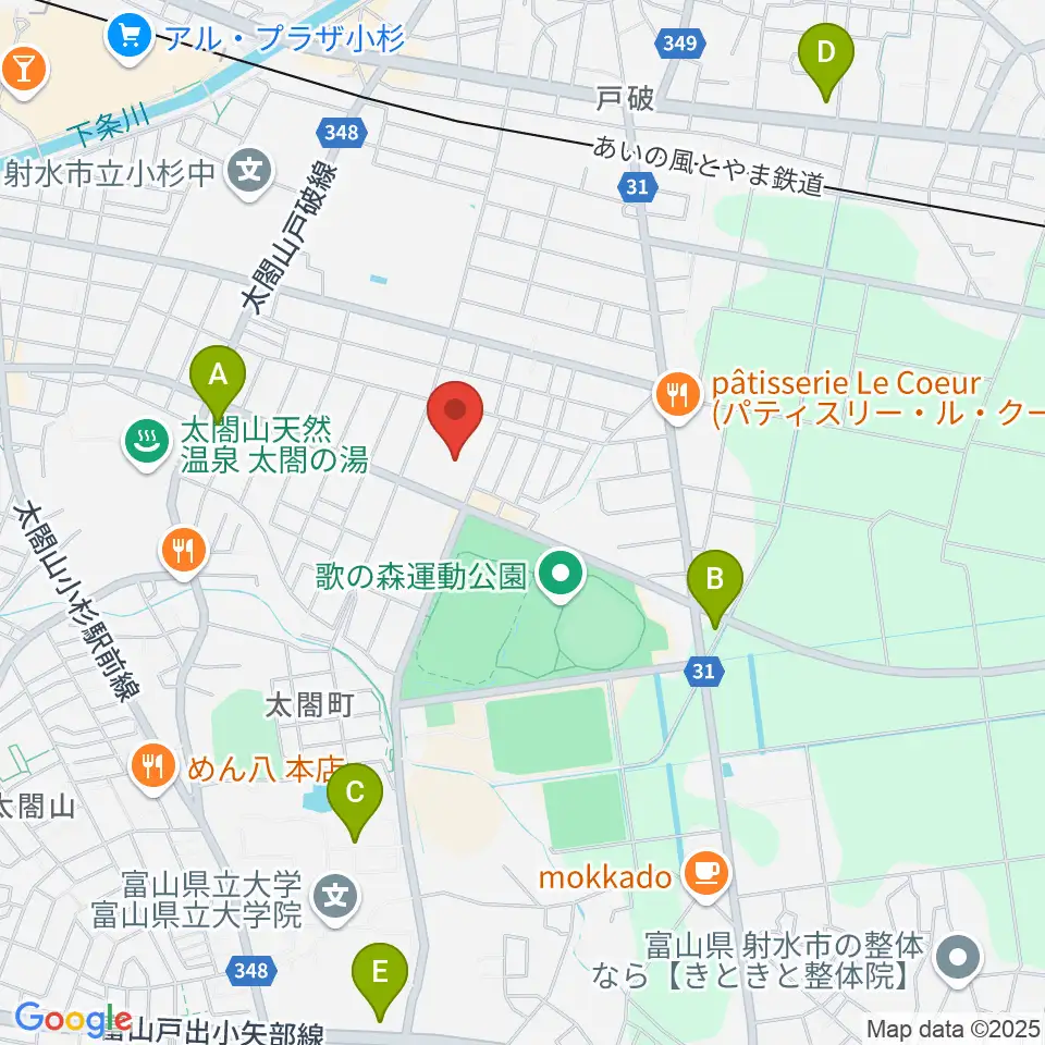 アイザック小杉文化ホール ラポール周辺のコンビニエンスストア一覧地図