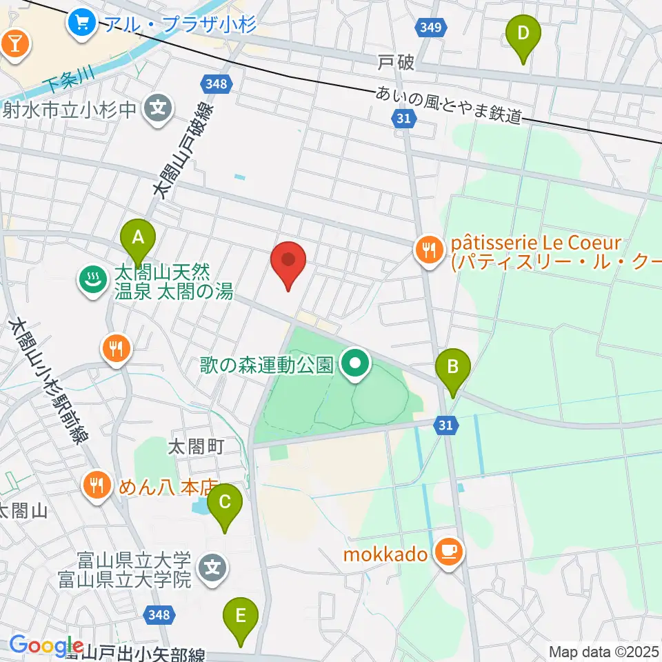 アイザック小杉文化ホール ラポール周辺のコンビニエンスストア一覧地図
