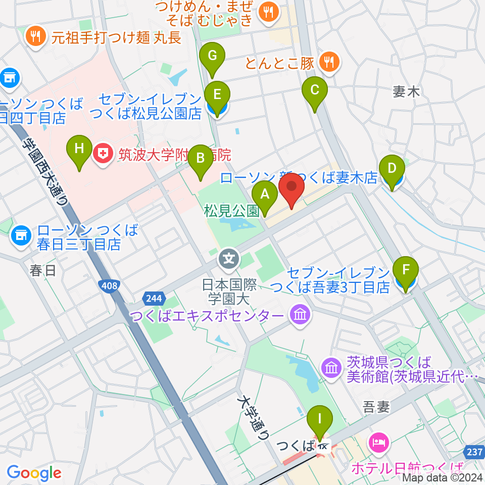 Club OctBaSS周辺のコンビニエンスストア一覧地図