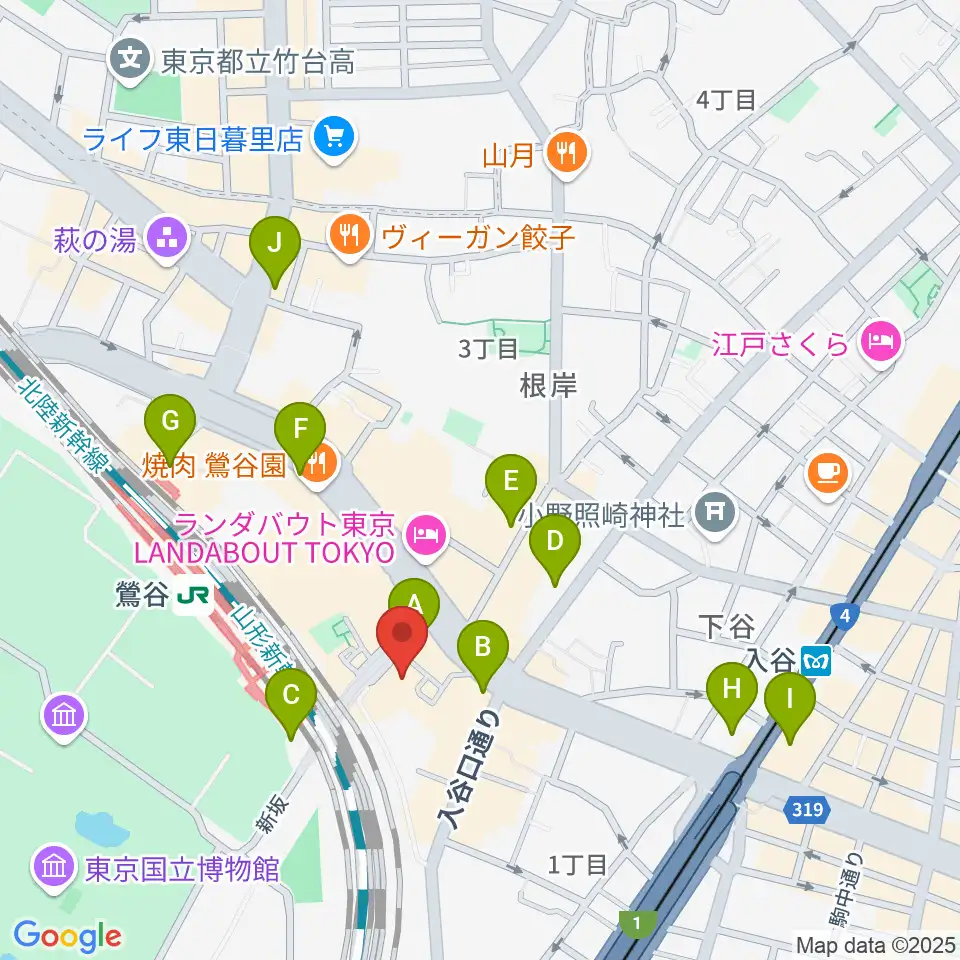 東京キネマ倶楽部周辺のコンビニエンスストア一覧地図