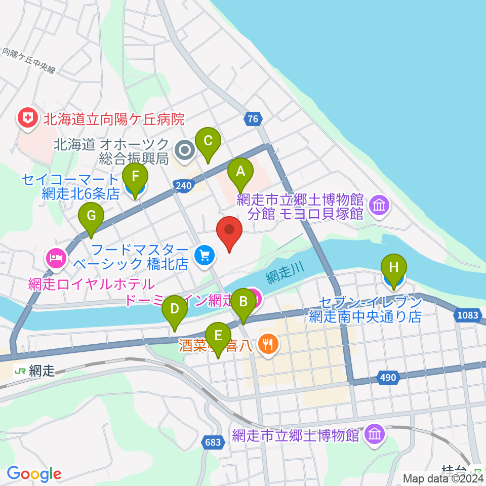 エコーセンター2000周辺のコンビニエンスストア一覧地図