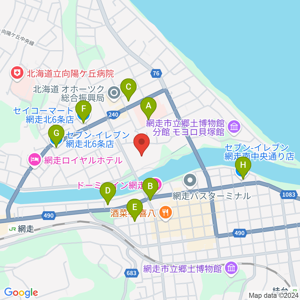 エコーセンター2000周辺のコンビニエンスストア一覧地図