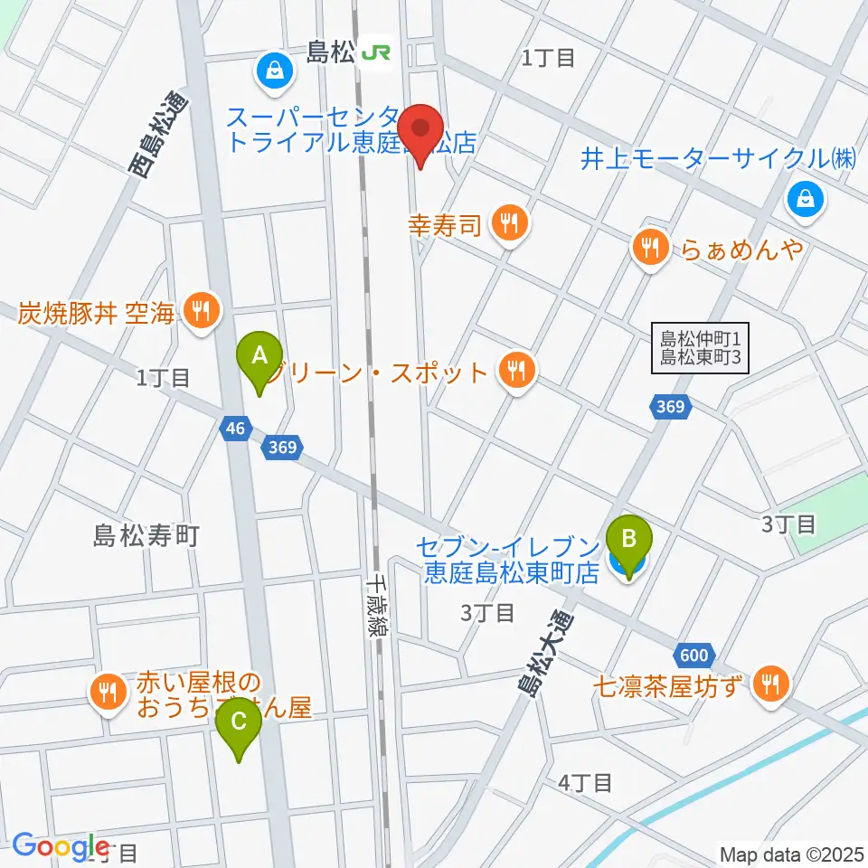 夢創館周辺のコンビニエンスストア一覧地図