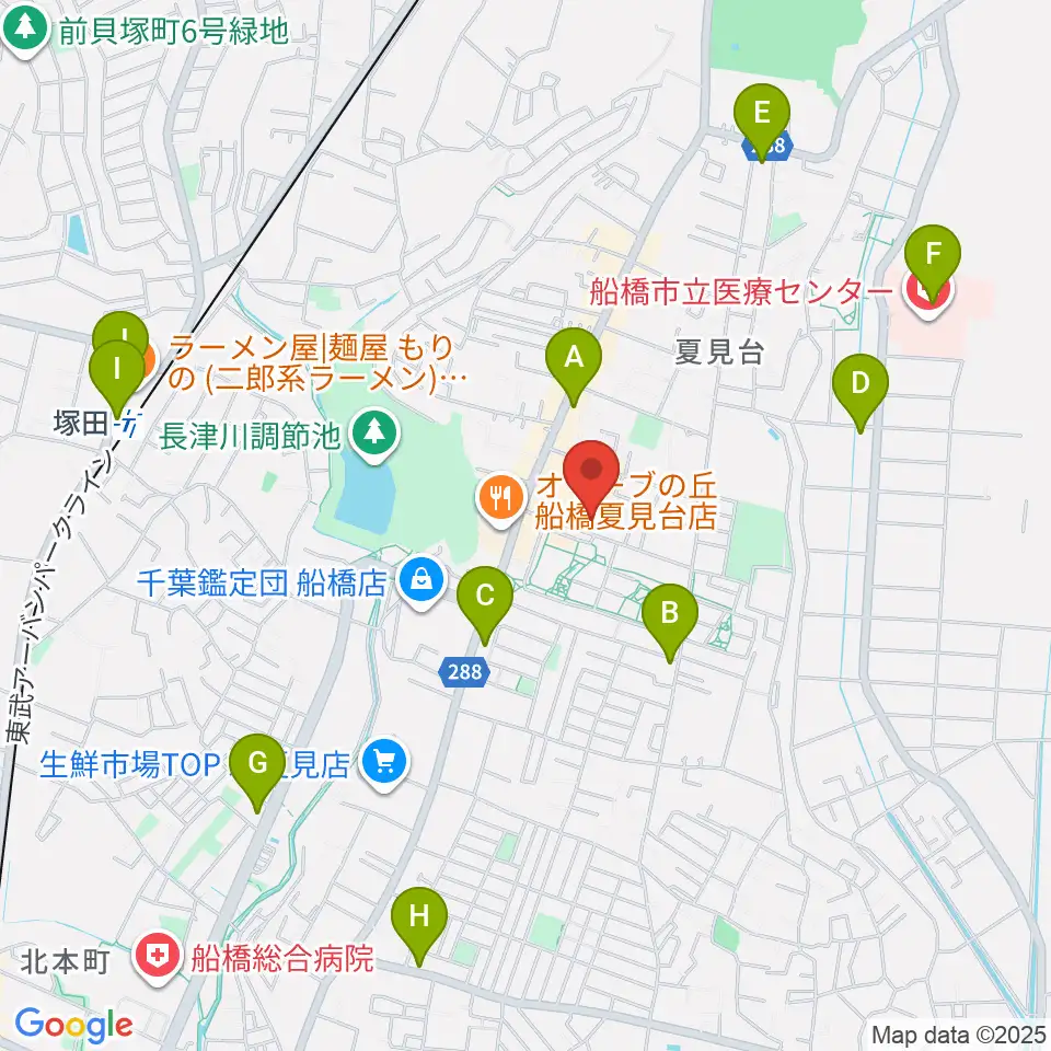 堀之内ピアノ調律事務所周辺のコンビニエンスストア一覧地図