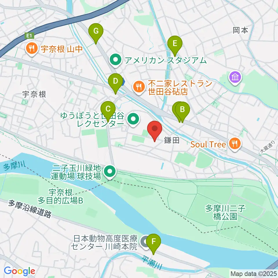 スタジオサウンドダリ周辺のコンビニエンスストア一覧地図