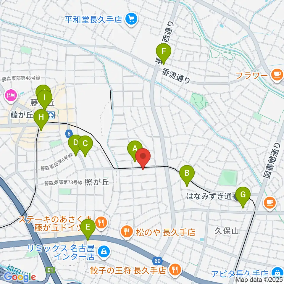 ウィークエンドスタジオ周辺のコンビニエンスストア一覧地図