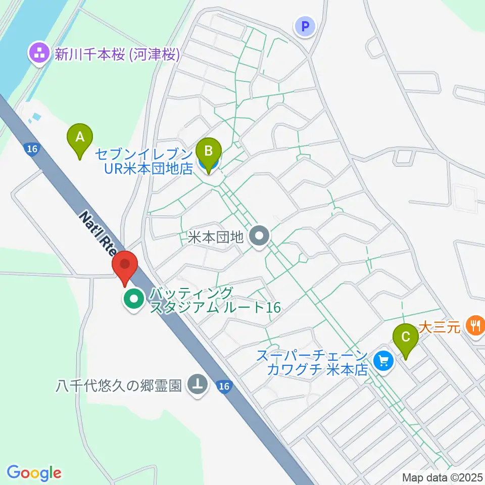 島村楽器ピアノショールーム八千代店周辺のコンビニエンスストア一覧地図