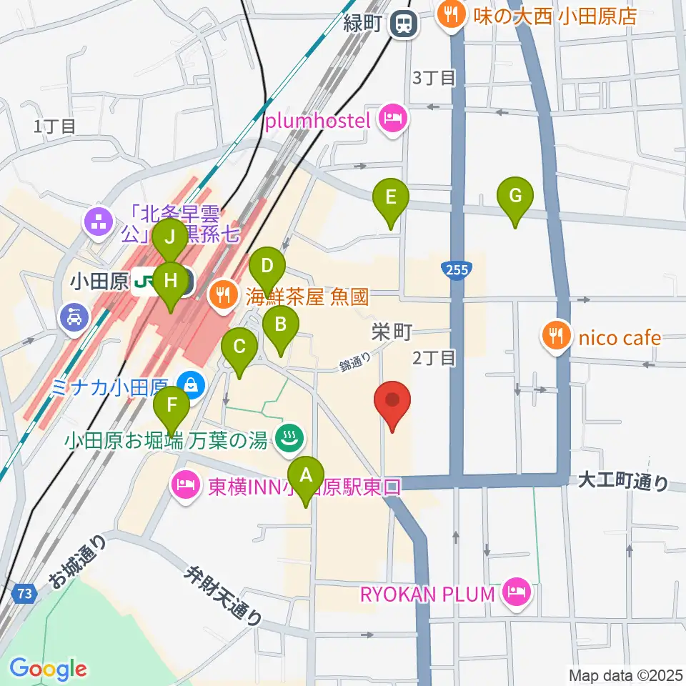 足柄屋STUDIO周辺のコンビニエンスストア一覧地図