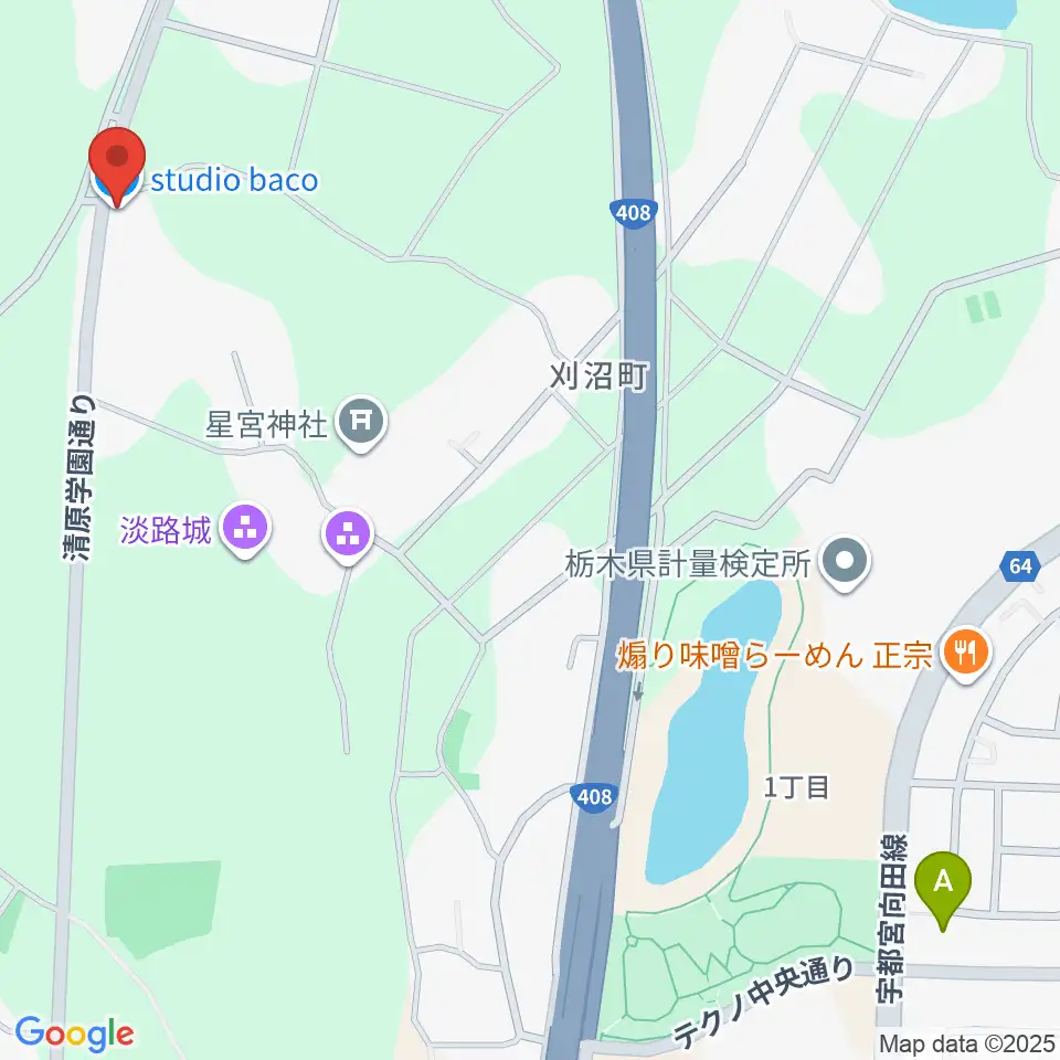 スタジオバコ周辺のコンビニエンスストア一覧地図
