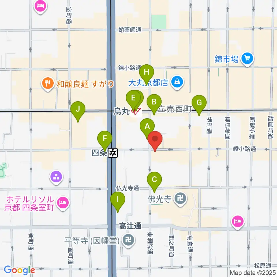 今井音楽スタジオ周辺のコンビニエンスストア一覧地図