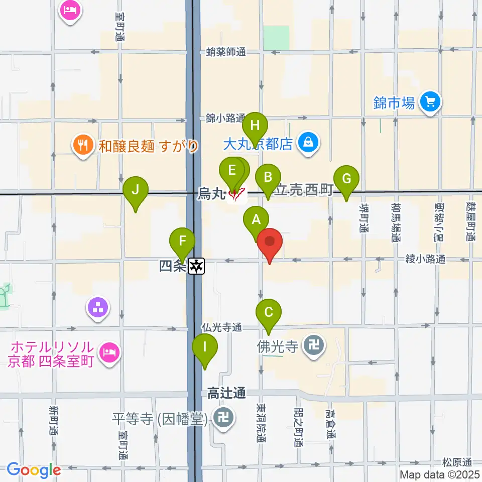 今井音楽スタジオ周辺のコンビニエンスストア一覧地図