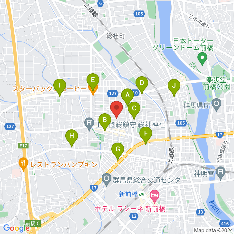 夢スタジオ周辺のコンビニエンスストア一覧地図