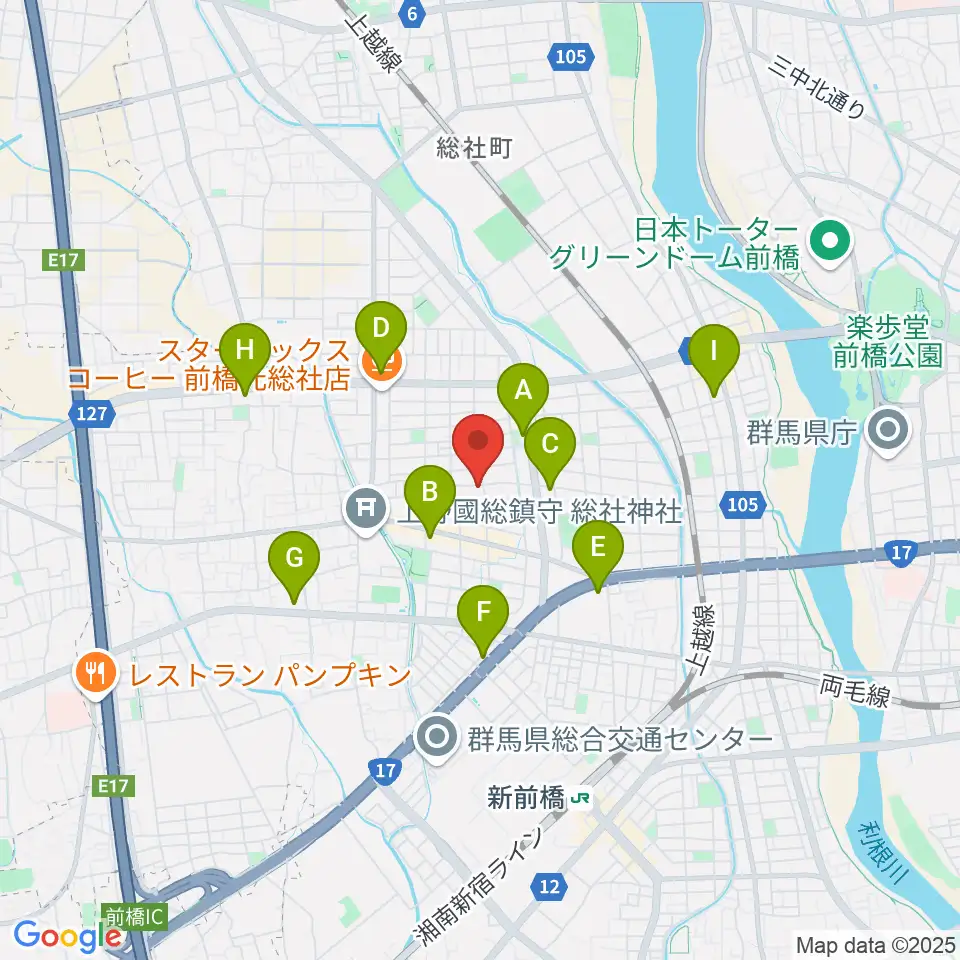 夢スタジオ周辺のコンビニエンスストア一覧地図