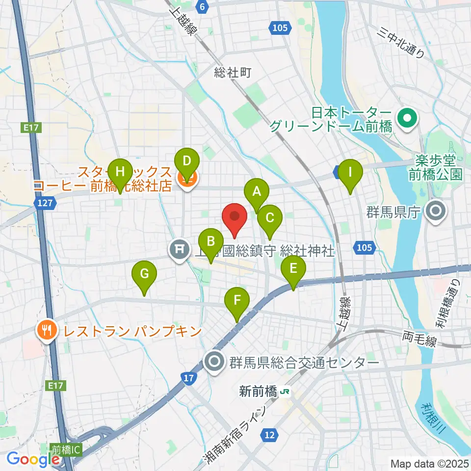 夢スタジオ周辺のコンビニエンスストア一覧地図