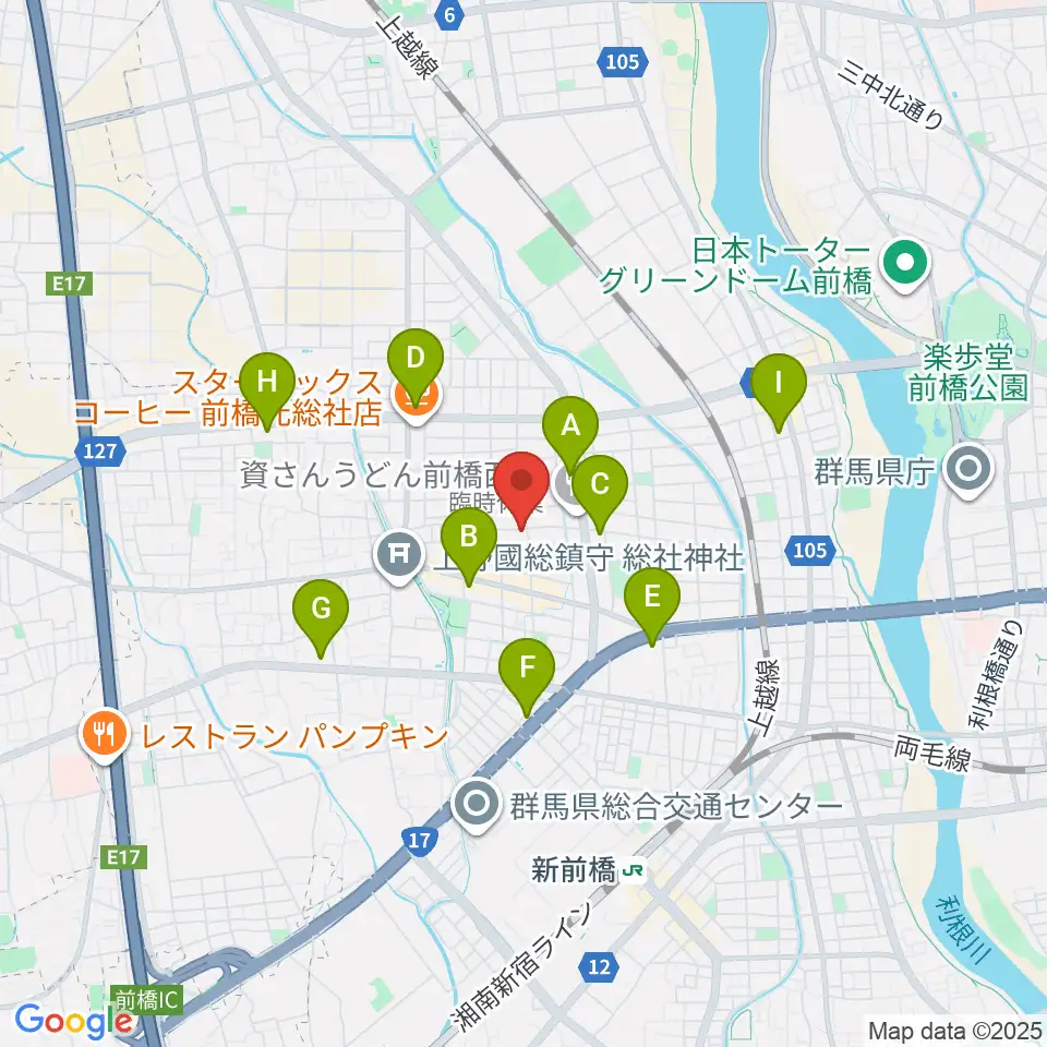 夢スタジオ周辺のコンビニエンスストア一覧地図