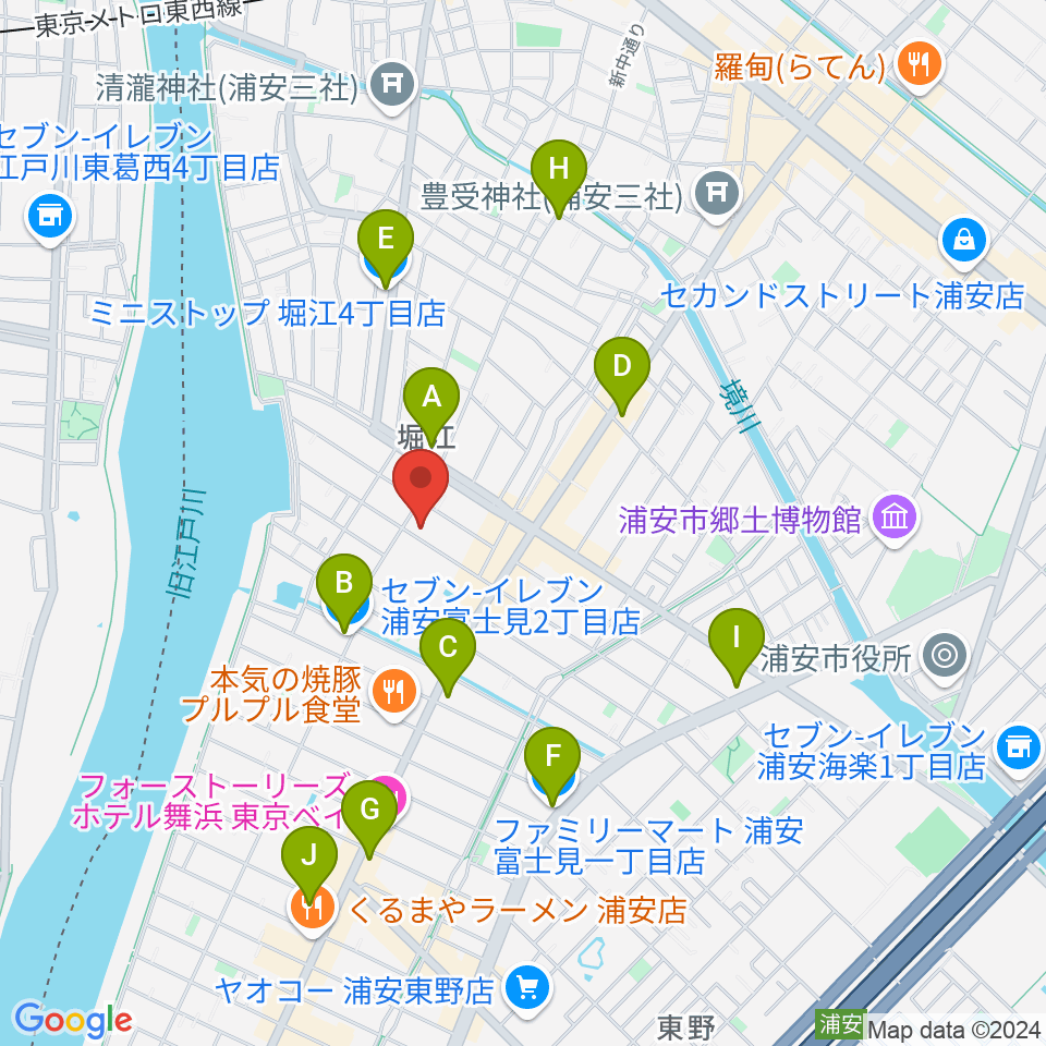 STUDIO NOB周辺のコンビニエンスストア一覧地図