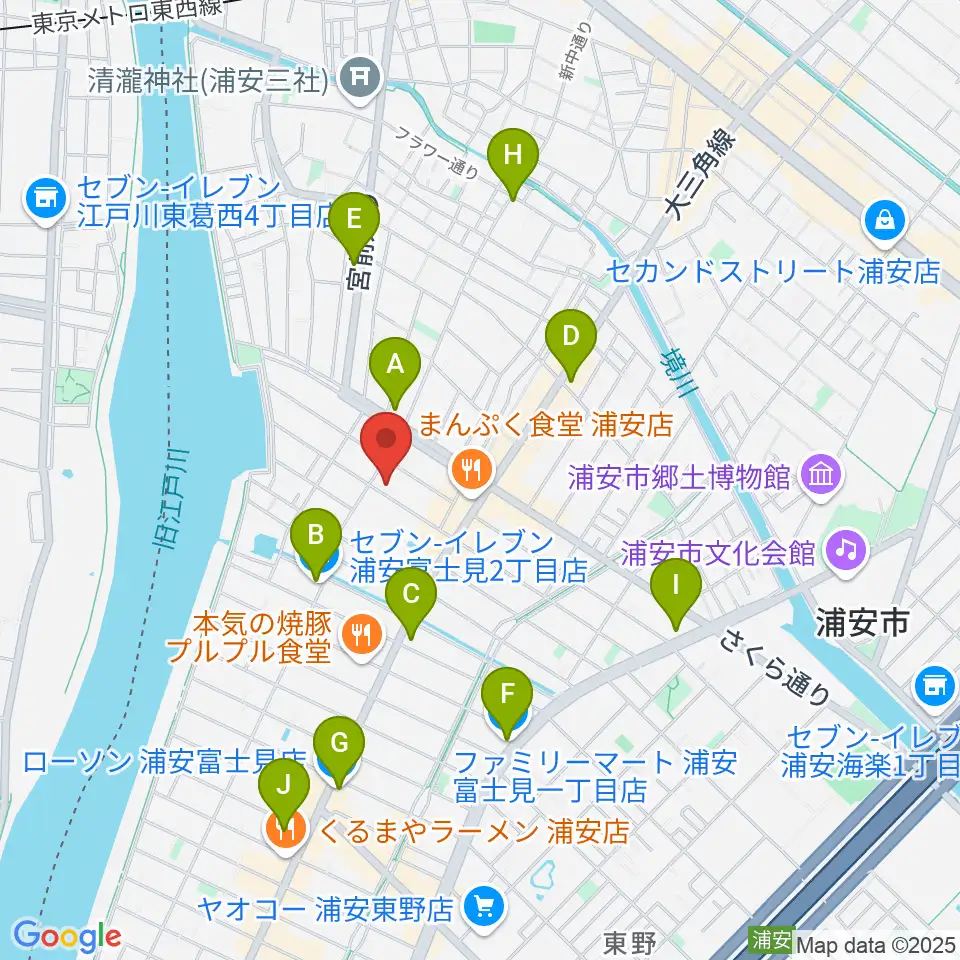 STUDIO NOB周辺のコンビニエンスストア一覧地図
