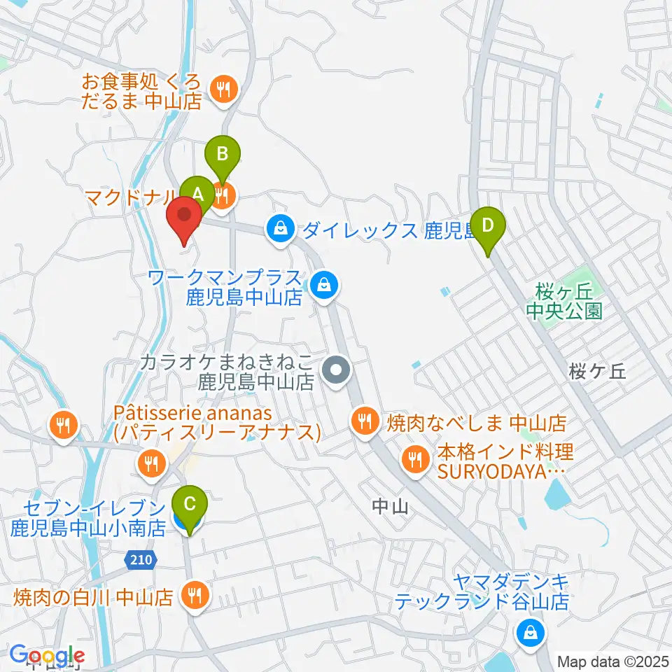 チンパンジースタジオ周辺のコンビニエンスストア一覧地図