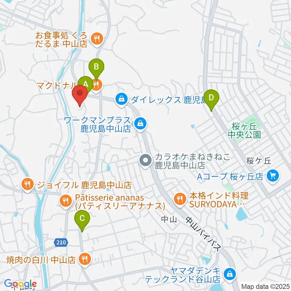 チンパンジースタジオ周辺のコンビニエンスストア一覧地図