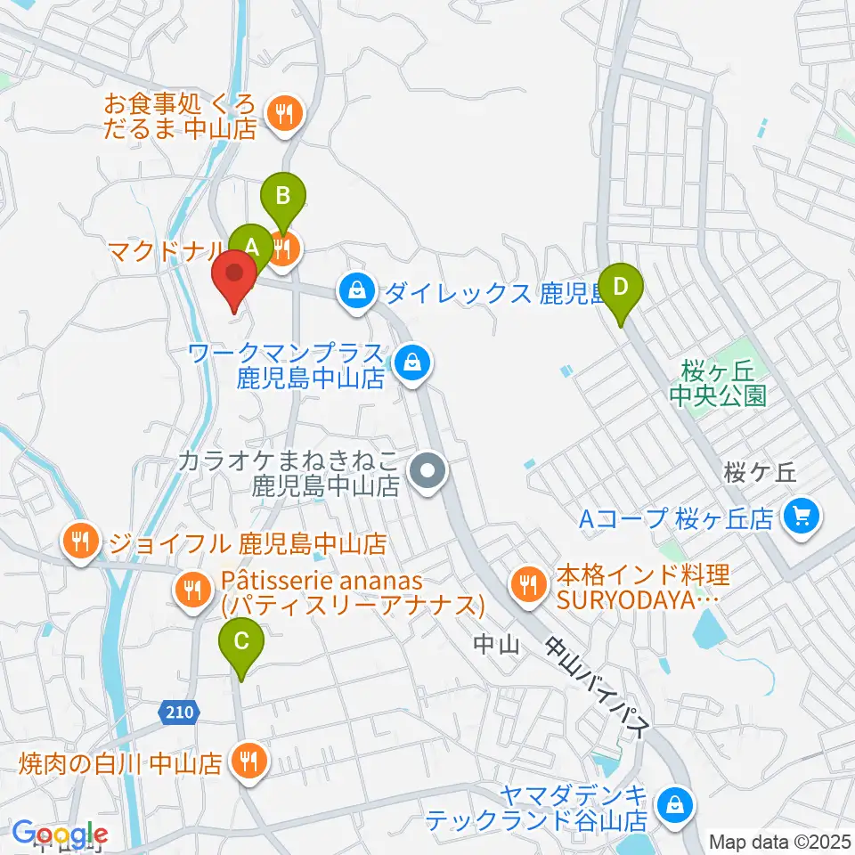 チンパンジースタジオ周辺のコンビニエンスストア一覧地図