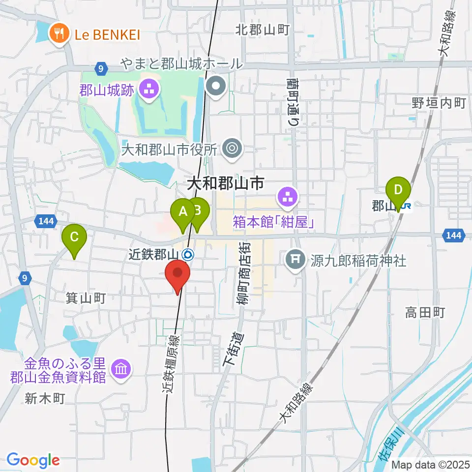 NMG studio周辺のコンビニエンスストア一覧地図