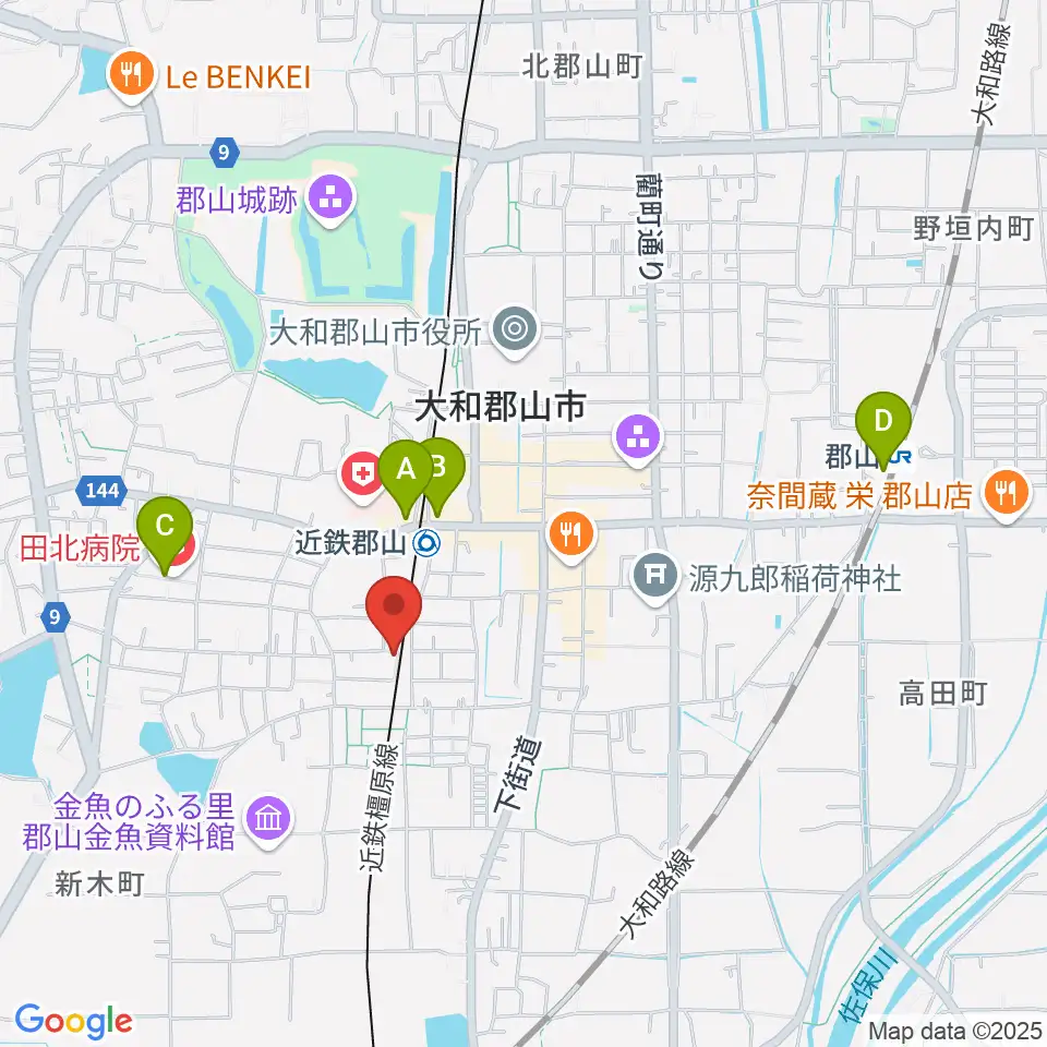 NMG studio周辺のコンビニエンスストア一覧地図