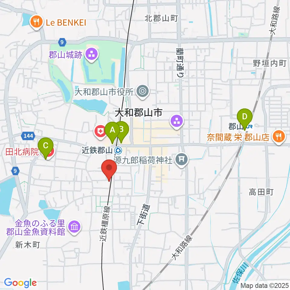 NMG studio周辺のコンビニエンスストア一覧地図
