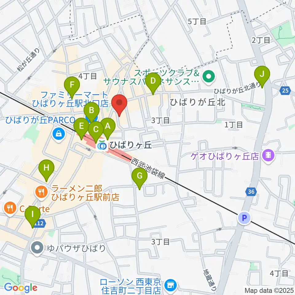 STUDIO VITO周辺のコンビニエンスストア一覧地図