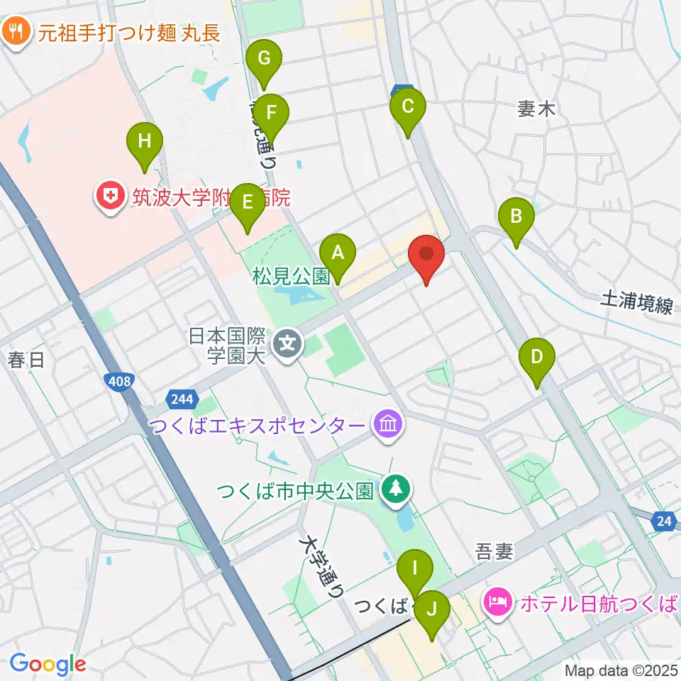 MUSIC PLANT つくば店周辺のコンビニエンスストア一覧地図