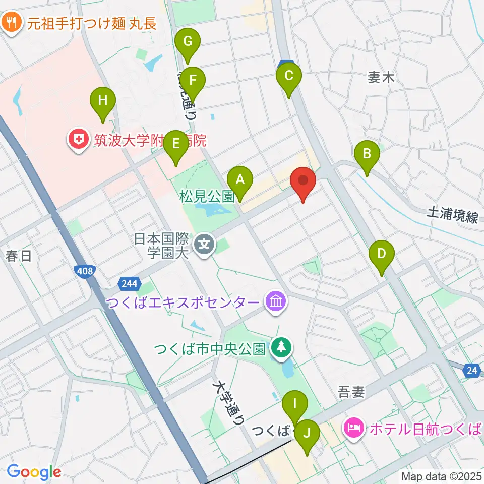 MUSIC PLANT つくば店周辺のコンビニエンスストア一覧地図