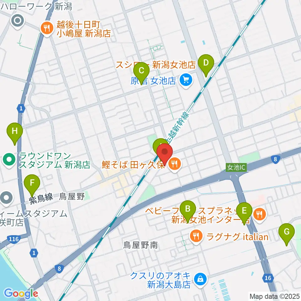 エヌトライブ周辺のコンビニエンスストア一覧地図