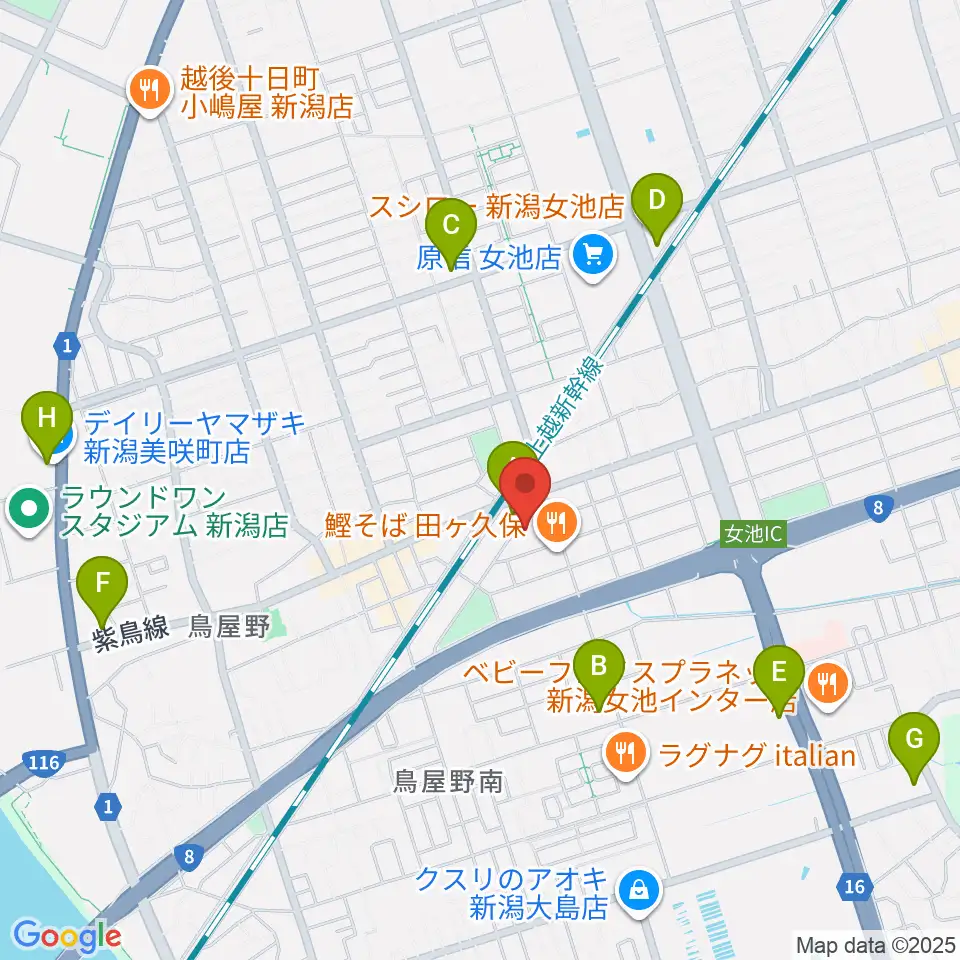 エヌトライブ周辺のコンビニエンスストア一覧地図