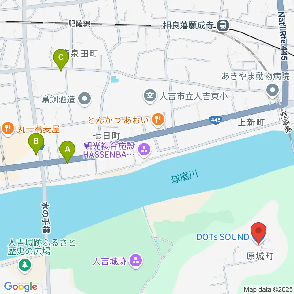 DOTs SOUND周辺のコンビニエンスストア一覧地図