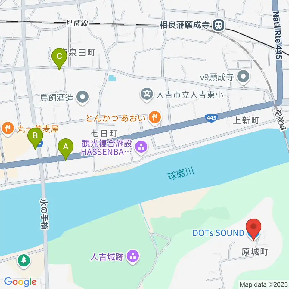 DOTs SOUND周辺のコンビニエンスストア一覧地図
