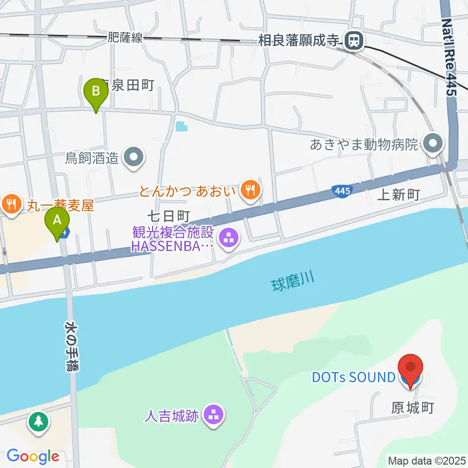 DOTs SOUND周辺のコンビニエンスストア一覧地図