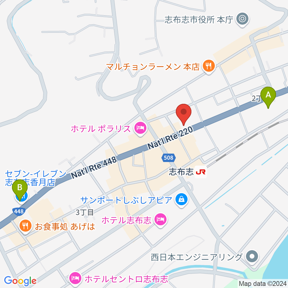 島津楽器スタジオ周辺のコンビニエンスストア一覧地図