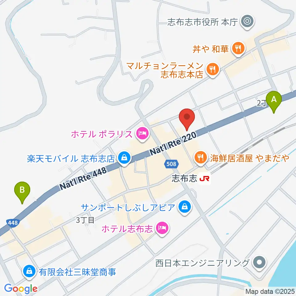 島津楽器スタジオ周辺のコンビニエンスストア一覧地図
