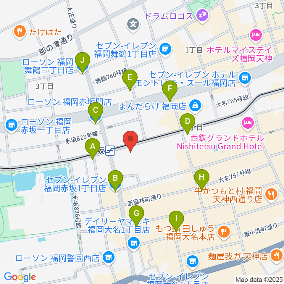 ENOTN Akasaka Studio周辺のコンビニエンスストア一覧地図