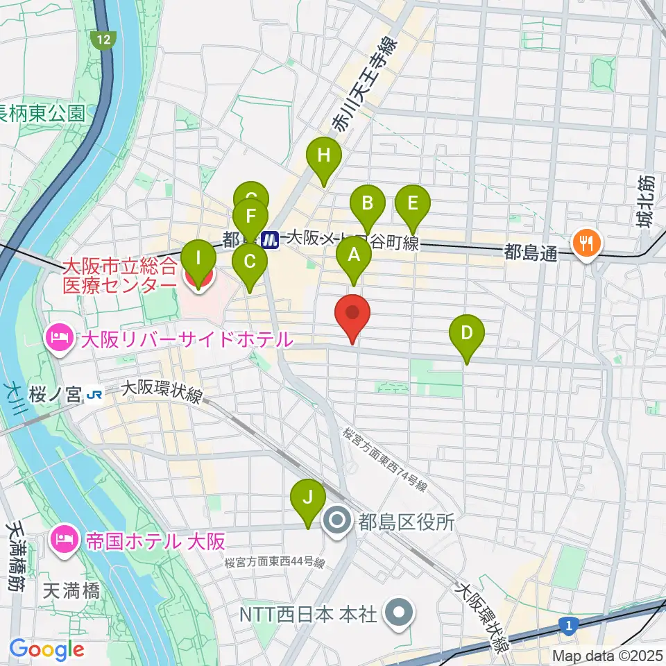 上野音楽学園周辺のコンビニエンスストア一覧地図