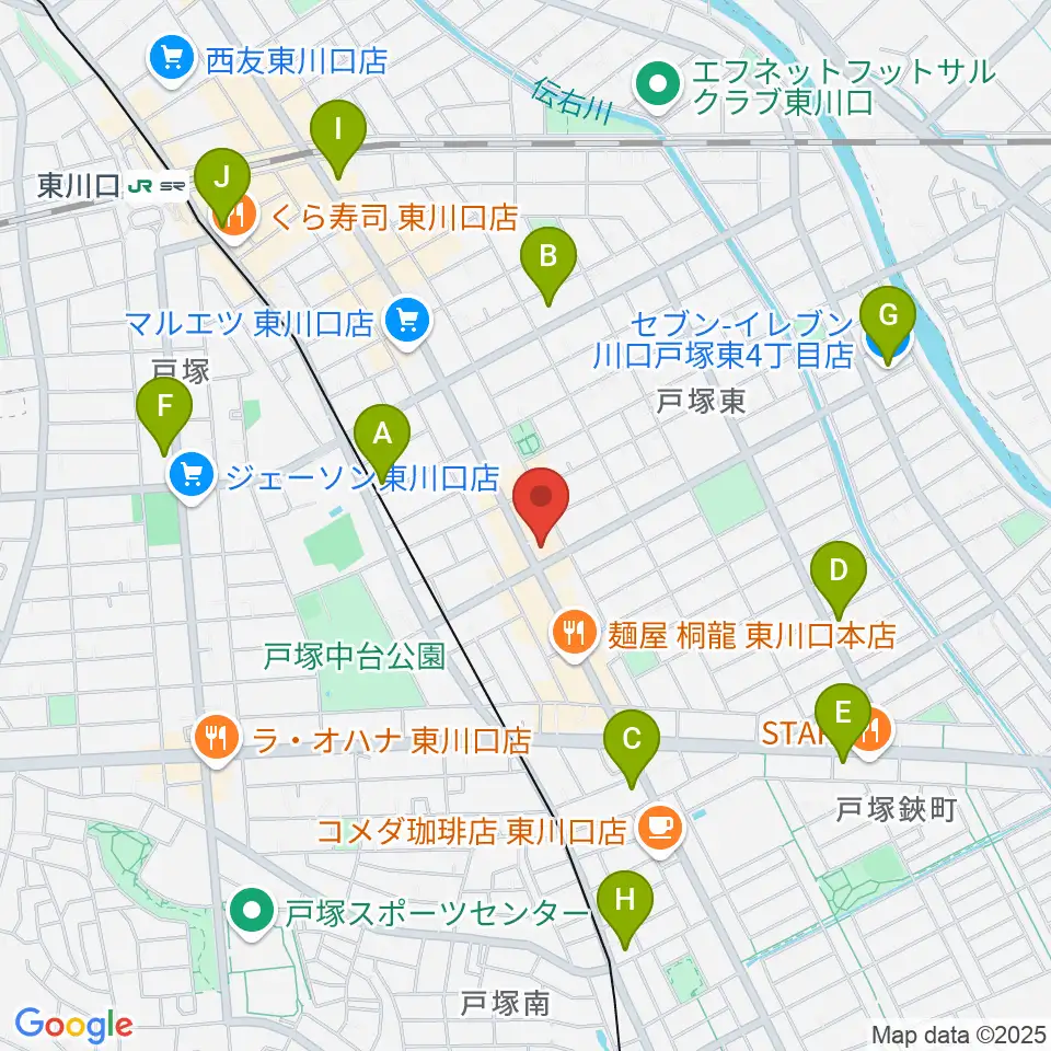 G・クレフ周辺のコンビニエンスストア一覧地図